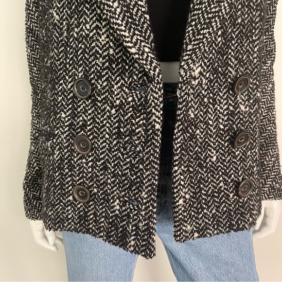 SMYTHE Tweed Wool Coat - Picture 2 of 10